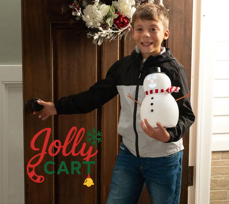 Jolly Cart Animated Talking Snowman