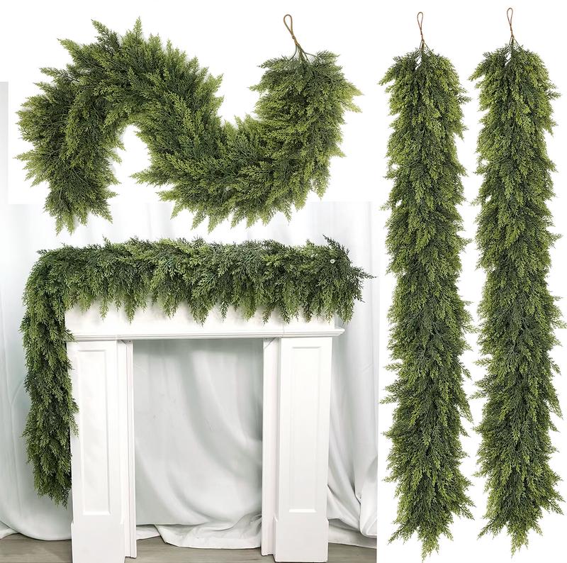 Jolly Christmas Cedar Garlands