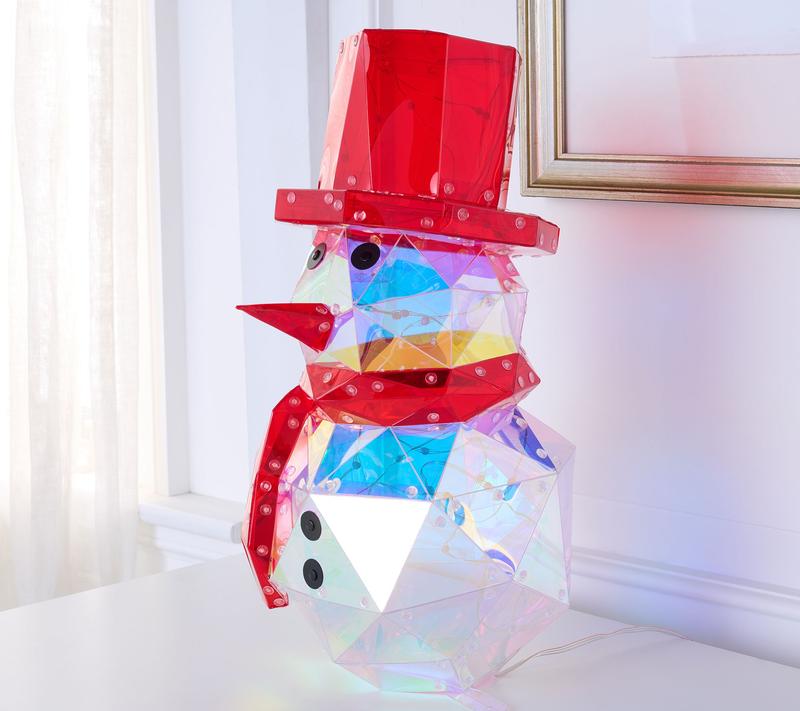 Jolly Cart Frosty Holo Snowman