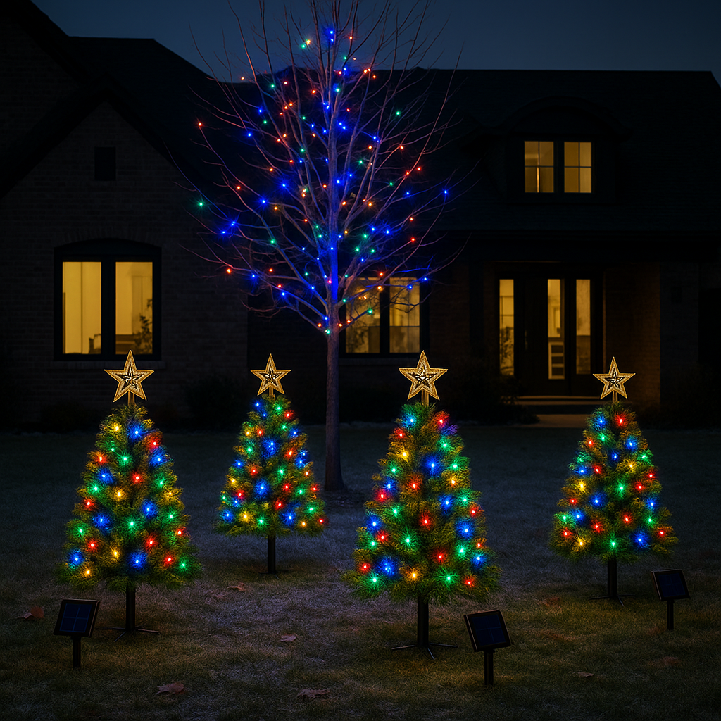 SOLAR Aurora Tree Light Stakes