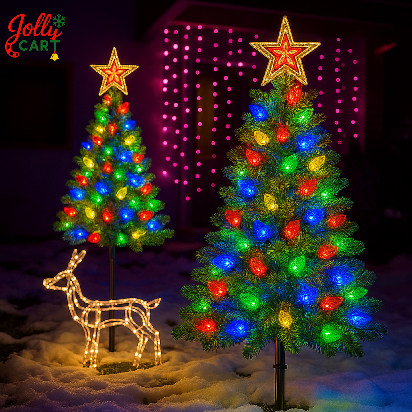 SOLAR Aurora Tree Light Stakes