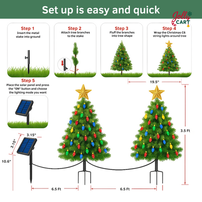 SOLAR Aurora Tree Light Stakes