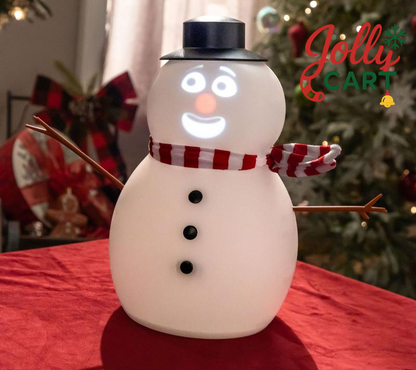 Jolly Cart Animated Talking Snowman