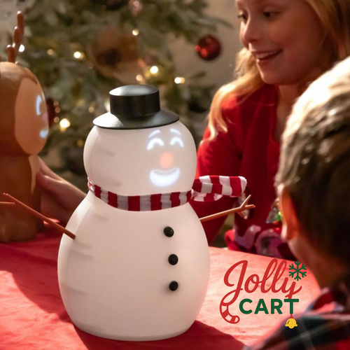 Jolly Cart Animated Talking Snowman