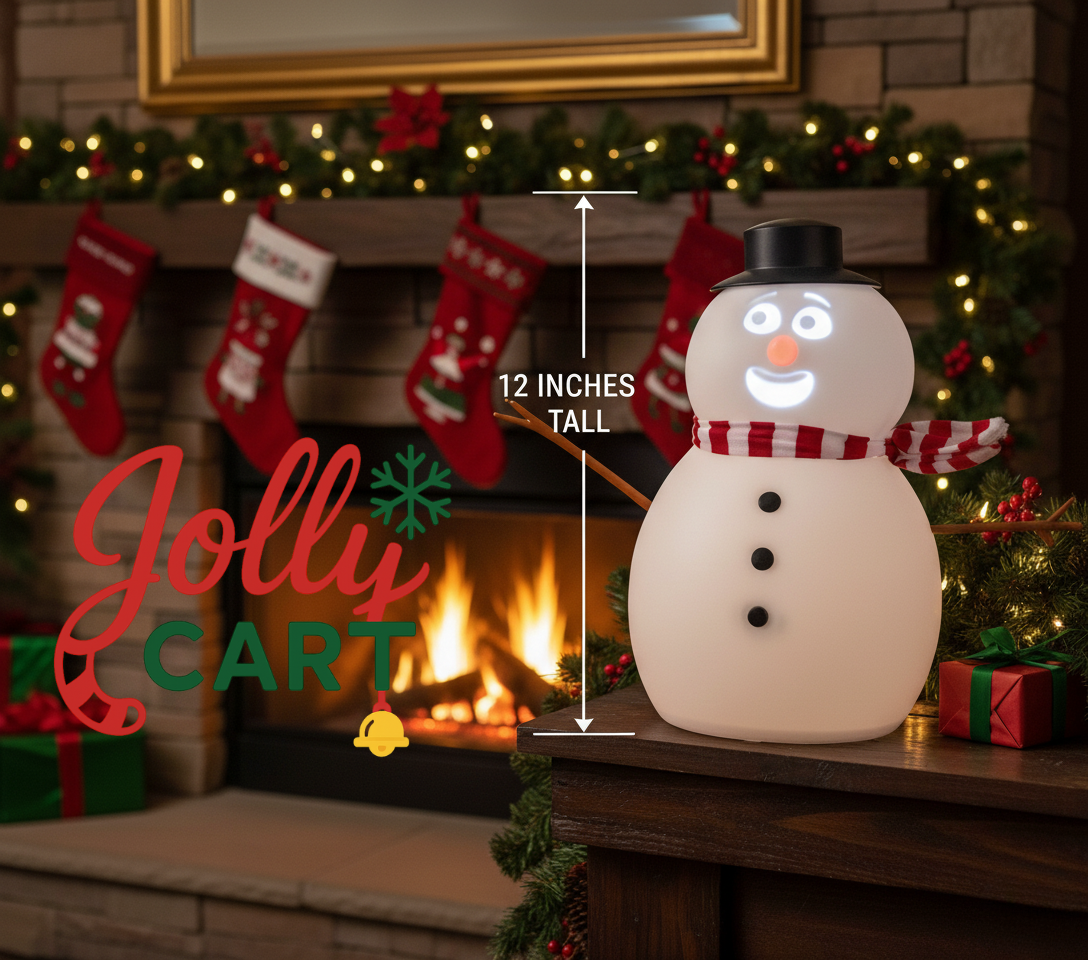 Jolly Cart Animated Talking Snowman