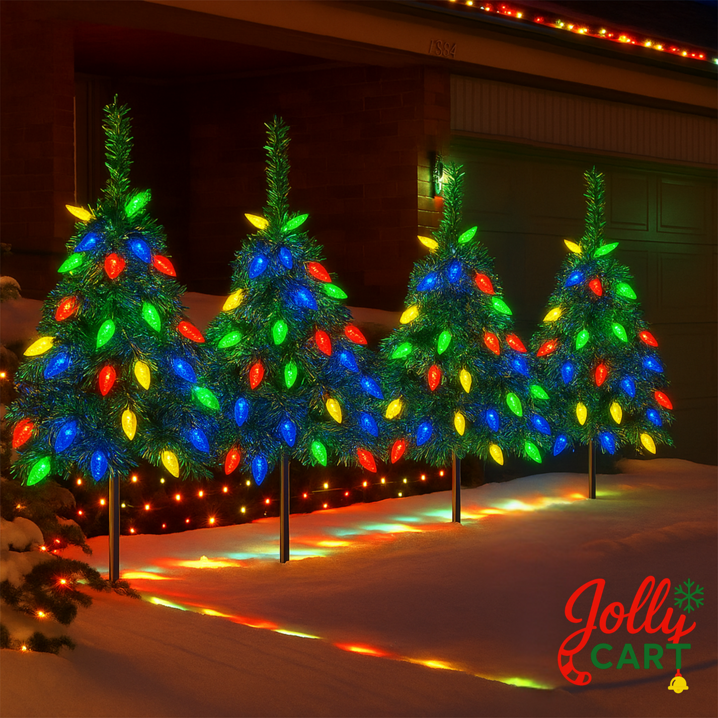 BONUS SOLAR CHRISTMAS TREE LIGHTS