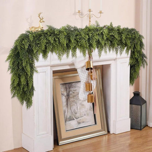 Jolly Christmas Cedar Garlands